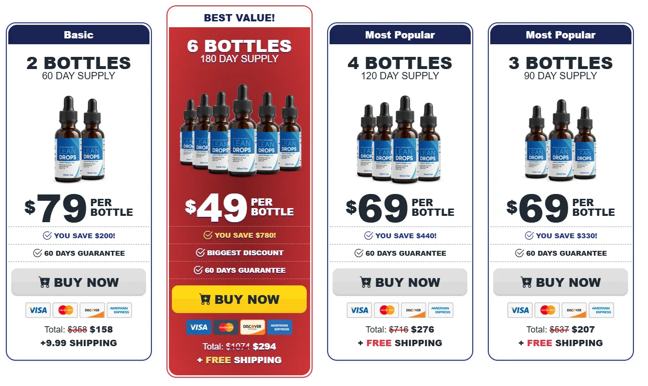 Lean Drops™ Bottle